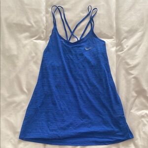 Nike Blue Sleeveless Tank Top Camisole